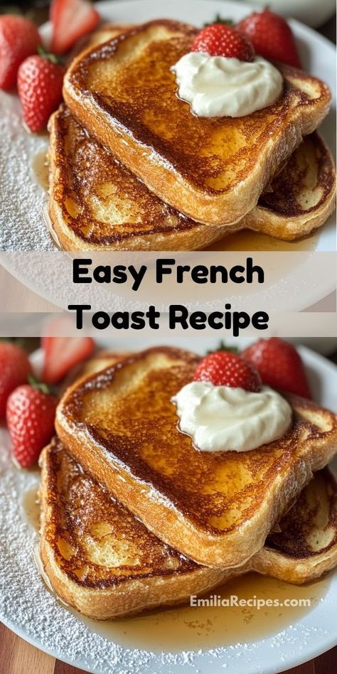 Want breakfast recipes? Try this Easy French Toast Recipe for a delicious toast breakfast or breakfast for dinner. It’s a versatile toast sandwich, offering great toast ideas breakfast fans will love. Recipe With Brioche Bread, Toast Ideas Breakfast, Delicious French Toast Recipe, Easy French Toast, Toast Ideas, Easy French Toast Recipe, Delicious French Toast, Best French Toast, Make French Toast