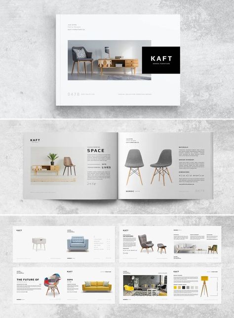 Furniture Catalog Template PSD - 16 Pages Furniture Design Catalog, Furniture Catalog Cover Design, Furniture Catalog Design Layout, Catalog Furniture Design, Furniture Magazine Layout, Furniture Catalogue Design Layout, Furniture Schedule, Furniture Catalogue Design, Product Catalogue Design Layout