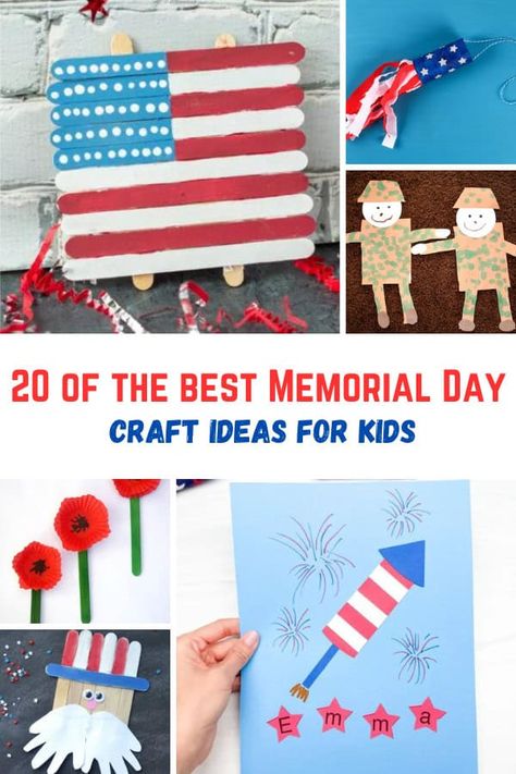 Looking for Memorial Day crafts ideas for kids? Check out our top ideas for keeping the little ones entertained and engaged this holiday. Patriot Day Craft, Labor Day Crafts For Kids, Memorial Day Crafts For Kids, Memorial Day Crafts, Memorial Day Poppies, Child Therapy Activities, Windsock Craft, Labor Day Crafts, Crafts Ideas For Kids