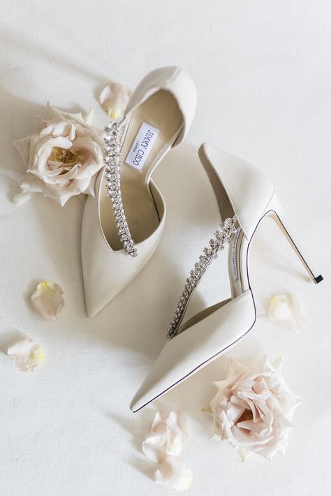 The most fabulous Jimmy Choo shoes! I must have for 2023 Brides! Photo by Green Holly Photography- Detroit Michigan Wedding Photographer Perfect Wedding Shoes Classy, Designer Wedding Heels, Holly Photography, Shoe Corner, Bride Heels, Elegant Wedding Shoes, Fun Wedding Shoes, Perfect Wedding Shoes, Heels Wedding