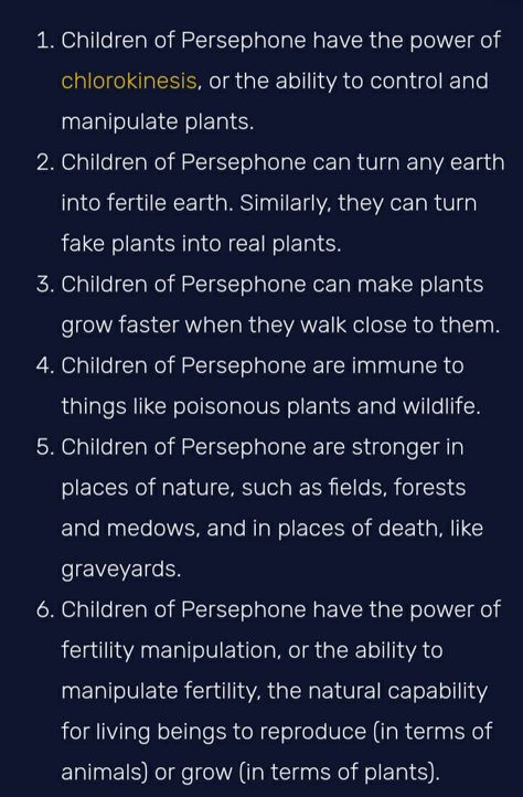 Persephone Cabin 40, Child Of Persephone, Children Of Persephone, Persephone Cabin, Pjo Headcanons, Goddess Persephone, Pjo Dr, Persephone Goddess, Wisteria Tree