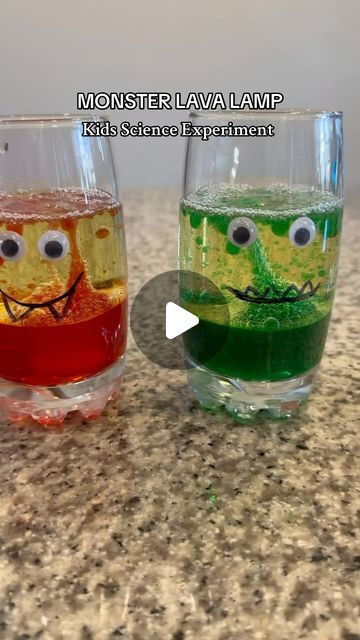 Motherhood & Lifestyle on Instagram: "Monster Lava Lamp 😈it’s sooo much fun!
You definitely need to try it with your kids ! #momhack#momsofinstagram #hack#diy#di
ycraft#scienceexperiments#science#kids#kidsscience" Home Science Project, Lava Activities For Preschool, Cool Experiments For Kids, Science Kindergarten, Lava Lamp Science Fair Project Board, Thanksgiving Science Preschool, Science Projects For Kids School, Lava Lamp Art Lesson, Monster Science Experiment