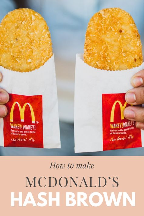 Hashbrowns Mcdonald’s, Mcdonald’s Ranch Recipe, How To Make Mcdonalds Hashbrowns, Mc Donalds Hashbrowns Recipe, Mcdonald's Hashbrowns Recipe, Mcdonald Hashbrown Recipes, Copycat Mcdonald’s Hash Brown, How To Freeze Hashbrown Potatoes, Homemade Mcdonalds Hashbrowns