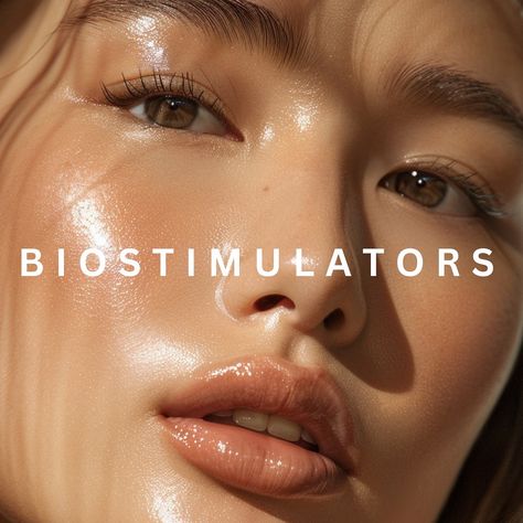 BIOSTIMULATORS (What is it? & What does it do?) Biostimulators represent a groundbreaking advancement in the realm of dermatology and skin rejuvenation, offering a holistic approach to address various cosmetic concerns. Unlike traditional dermal fillers that merely add volume, biostimulators are injectables designed to awaken the skin’s natural production of collagen and elastin. By delivering a series of injections directly into the dermis, this biotech genius remedy stimulates the immune s... Cosmetic Injectables, Cosmetic Dermatology, Skin Science, Natural Facial, The Beauty Department, Face Contouring, Loose Skin, Anti Aging Treatments, Dermal Fillers