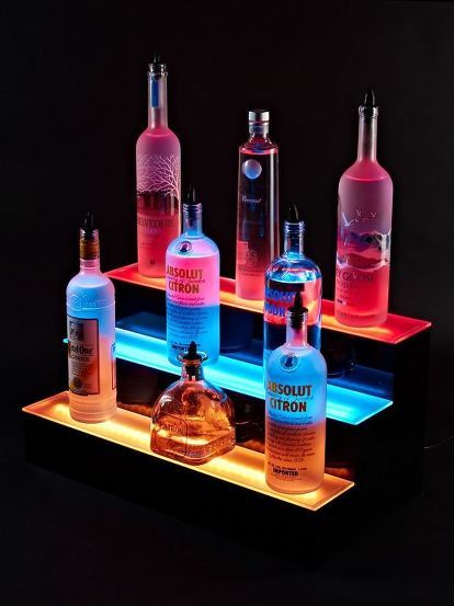 Whisky Regal, Liquor Shelves, Liquor Shelf, Bar Night, Bar Display, Bar Shelves, Diy Home Bar, Bar Shelf, Home Bar Designs