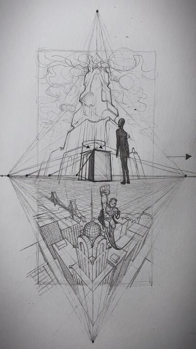 TikTok · JADOKAR Four Point Perspective Drawing, How To Make Perspective Drawing, 3 Point Perspective Drawing People, 3 Points Perspective Drawing, Perspective Drawing 3 Point, Perspective Drawing From Below, Cool Perspective Drawings, How To Draw City, How To Draw In Perspective