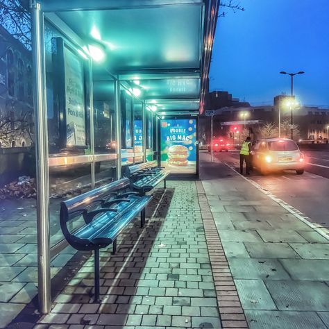 Bus Stop Illustration Art, Bus Station Photography, Anime Bus Stop, Bus Station Drawing, Bus Station Aesthetic, Spooky Moodboard, Bus Stop Photography, Bus Stop Aesthetic, Reading Buses