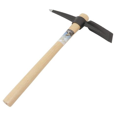 Japanese Craftsmanship Small Pick Mattock Heavy Duty Digging Tool for Cultivating and Weeding. Pick Mattock, Harvesting Carrots, Digging Tools, Luxury Sheets, Best Gifts For Men, Craft Stickers, Small Trees, Weeding, Wood Handle