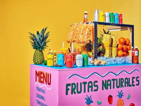 5 Package Designs of the Week – PRINT Magazine Mexican Packaging, Kombucha Brands, Drinks Packaging, Pineapple Drinks, Mexican Drinks, Mushroom Tea, Wine Bottle Design, White Claw, Fruit Stand