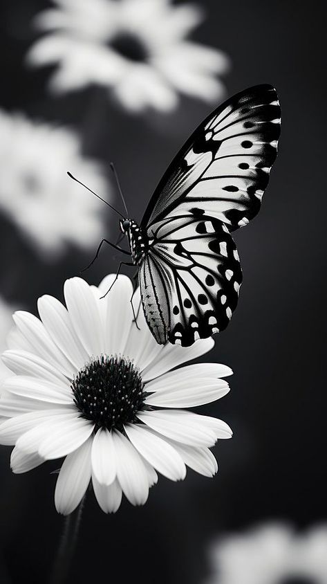 Photography of butterflies butterfly animal insect. | premium image by rawpixel.com / PLAIIII Butterfly Pictures Photography, Black And White Butterfly Aesthetic, Black Butterfly Wallpaper Aesthetic, Black And White Photography Aesthetic, Black And White Pictures Aesthetic, Papillon Photo, Black And White Moodboard, Wallpaper Aesthetic Black And White, White Flowers Photography