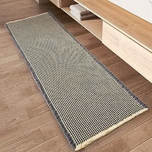 AMOAMI Upgraded Waffle Runner Rug, Super Absorbent Non Slip Bath Mats for Bathroom Floor, Machine Washable Bathroom Runner Rug with Tassels, Ideal for Hallway Bedroom Laundry Room, 2'x 6' Boho Bathroom Rug, Rug With Tassels, Boho Bath Mat, Bathroom Runner, Bathroom Runner Rug, Hot Melt Adhesive, Farmhouse Boho, Cotton Bath Rug, Boho Bathroom