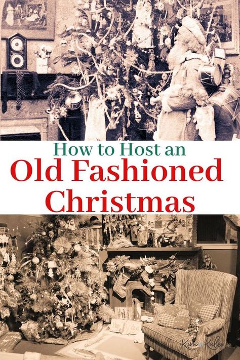 Victorian Christmas Party Ideas, Old Fashioned Christmas Dinner, Old Fashioned Holiday Recipes, Old Fashioned Christmas Party Ideas, Old Fashioned Christmas Tree Ideas, Old Fashioned Christmas Aesthetic, Country Christmas Party Ideas, Vintage Christmas Party Ideas, Old Fashioned Christmas Recipes