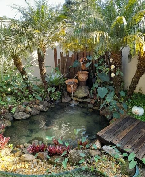 Fish Pond Gardens, Garden Pond Design, Small Pond, Waterfalls Backyard, Pond Design, Ponds Backyard, Natural Pool, Garden Fountains, Dream Backyard