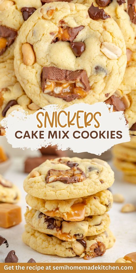 Gourmet Cake Mix Cookies, Chocolate Chunk Cookie Bars, Cookie Recipe With Cake Mix Easy, Cake Mix Banana Cookies, Yellow Cake Mix Chocolate Chip Cookies, Snickerdoodle Cake Mix Cookies, Chocolate Snickerdoodle Cookies, Take 5 Cookies, Christmas Cookies Chocolate Chip