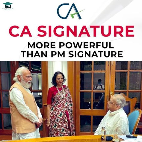 CA's signature More Powerful Than PM Signature... #cafoundationstudent #cafoundationstudents #cainterstudents #ipccstudents #caipcc #cafinal #cafinalstudents #cacptstudent #icsistudent #csstudent #csstudents #cacscma #cmastudent #cmastudents #csfoundation #csexecutive #csfinal #cmafoundation #cmainter #cmafinal #camotivationhub #camotivation #charteredaccountant #icaistudents #caexams #camemes #csexams Charted Accountant Wallpaper, Accountability Quotes, Study Inspiration Quotes, Congratulations Quotes, Photography Motivation, Accounting Humor, Happy Birthday Best Friend Quotes, Lonliness Quotes, Inspirational Quotes For Students