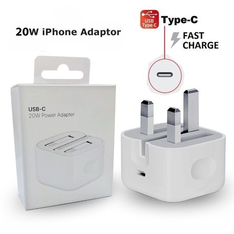 Charger Description  Pack of 1 Pc (Only Charger)  Port Type - Single  Adapter Type - Folding Pins  Ideal for iPhone & iPad Feature - USB Type C & Fast Charging. 20 Watts Ipad, Ipad Features, Type C Charger, Adapter Plug, Fast Charging, Power Adapter, Iphone Ipad, Apple Iphone, Electronic Accessories