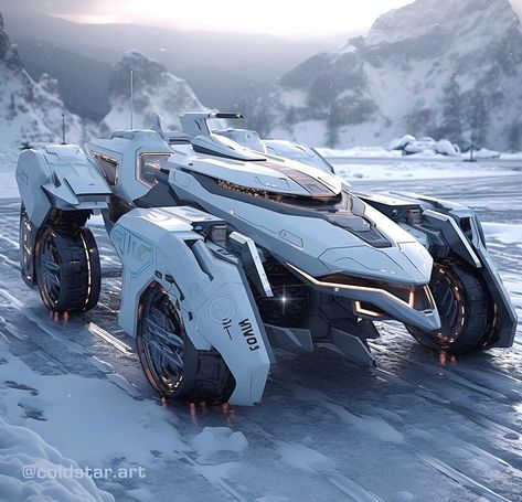 Snow Vehicles Concept, High Tech Vehicles, Sci Fi Tech Concept, Concept Vehicles Sci Fi, Futuristic Cars Design, Space Ships Concept, Fantasy Cars, Space Ship Concept Art, Futuristic Motorcycle