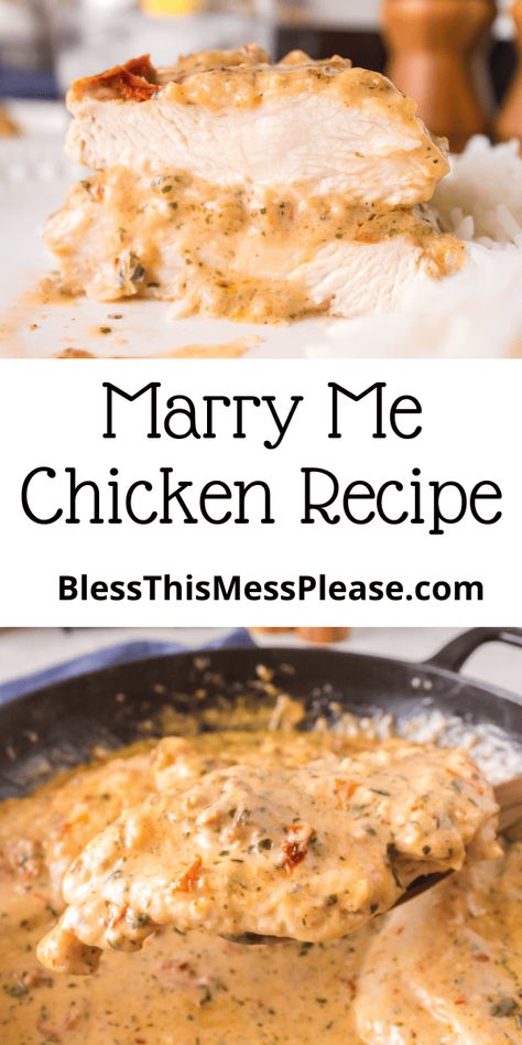 Chicken Heavy Cream Recipes, Creamy Chicken Breast Recipes, Chicken Recipes With Cream Cheese, Creamy Sauce For Chicken, Cream Chicken Recipes, Heavy Cream Recipes, Cream Sauce For Chicken, Marry Me Chicken Recipe, Creamy Chicken Recipes