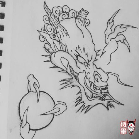 Dragon Tattoo Outline, Traditional Japanese Dragon, Dragon Tattoo Stencil, Asian Mythology, Dragon Tattoo Drawing, Japanese Dragon Drawing, Japanese Snake Tattoo, Dragon Japanese, Dragons Tattoo