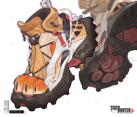 Space Scavenger, Paw Shoes, Futuristic Shoes, Zenless Zone Zero, Animal Shoes, Oc Inspo, Clothing Design Sketches, Cyberpunk Aesthetic, Shoes Drawing