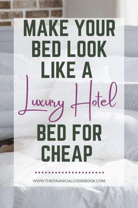 Make Bed Like Hotel, Simple Bed Designs, Decor Ideas Bedroom, Bedroom Decor Cozy, Look Expensive, Inspire Me Home Decor, Hotel Bed, Bedroom Decor Ideas, Make Your Bed