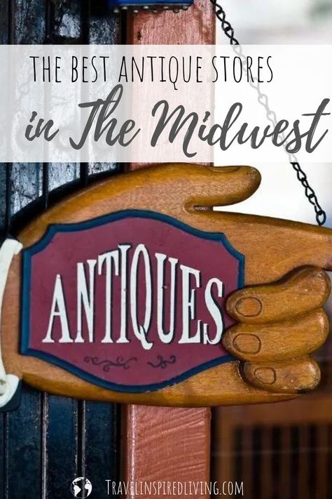 Shows a sign from an antique shop, The best antique shops in the Midwest Antiques Repurposed, Couples Getaway, Romantic Weekend Getaways, Wisconsin Dells, Couple Getaway, Antique Show, Saturday Afternoon, Romantic Weekend, Easy Day