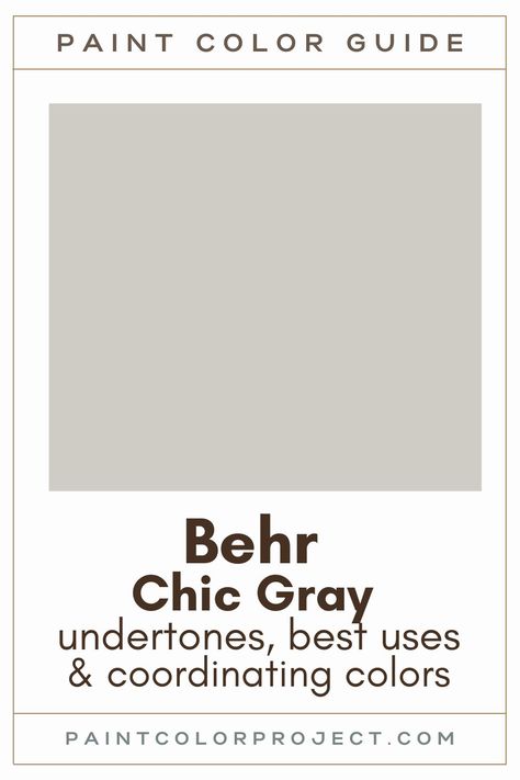 Behr Titanium Paint Color, Behr Paint Color Graycloth, Behr Gravelstone Paint Bedroom, Behr Neutral Gray Paint Colors, Light Gray Paint Colors Behr, Behr Farmhouse Paint Colors Living Room, Natural Gray Behr Paint, French Silver Behr Paint, Light Truffle Behr Paint