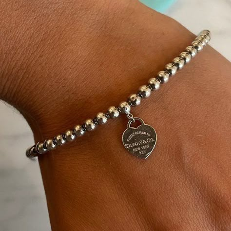 Bracelets Tiffany And Co, Beaded Tiffany Bracelet, Tiffany And Co Return To Tiffany Bracelet, Tiffany And Co Heart Tag Bracelet, Silver Tiffany Jewelry, Beaded Tiffany Necklace, Tiffany And Co Bracelet Silver, Tiffany Heart Tag Bracelet, Return To Tiffany Bead Bracelet