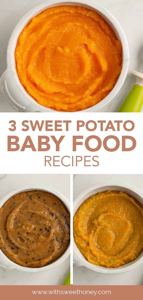 If you’re looking to add some sweet potato to your baby’s diet, you’ve come to the right place! We’ve created 3 flavorful baby food combinations that are simple to make and made with vegetables and fruit for baby in stage 2 of eating. #babyfood #toddlerfood Butternut Squash For Baby, Squash Baby Food Recipe, Sweet Potatoes For Baby, Butternut Squash Baby Food, Sweet Potato Baby Food, Baby Food Recipe, Baby Food Combinations, Diy Baby Food, Butternut Squash Puree