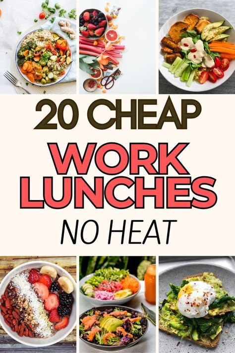 20 Lunch Ideas for Work - No Microwave