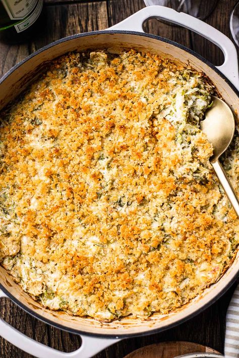 Shredded Brussels Sprouts Recipe, Brussel Sprouts Au Gratin, Brussel Sprout Casserole, Brussel Sprouts Recipes Easy, Brussels Sprouts Gratin, So Much Food, Au Gratin Recipes, Cauliflower Gratin, Shredded Brussel Sprouts