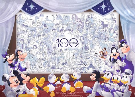 Disney World Illustration, Disney New Years Wallpaper, Walt Disney World Wallpaper, Disneyland Illustration Art, Disney 100 Years Of Wonder Wallpaper, Disney Store Toys, Disney Fairies Pixie Hollow, Mickey Mouse Wallpaper Iphone, Walt Disney Characters