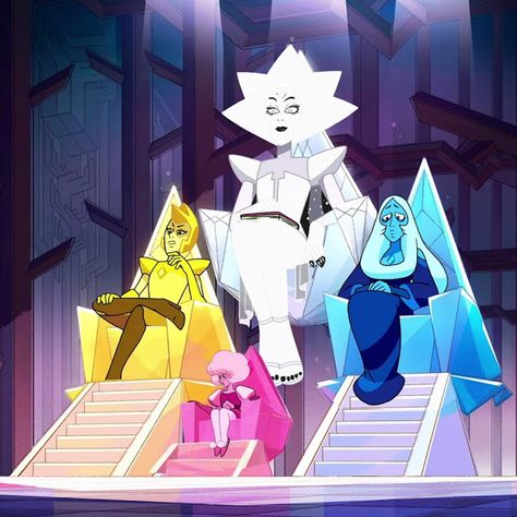 Steven Universe Diamonds, White Diamond Steven Universe, Steven Universe Pictures, Meliodas And Elizabeth, Steven Universe Diamond, Pink Diamond Steven Universe, Steven Universe Movie, Steven Universe Wallpaper, Steven Universe Drawing