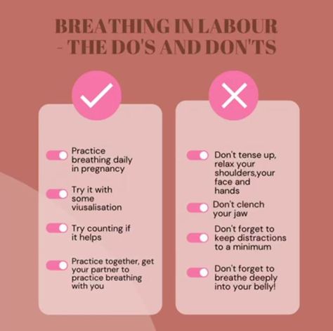 Breathing techniques for labour - Just Exhale Birth Breathing Techniques, Labor Breathing Techniques, Labor Breathing, Breathing Techniques For Labor, Hypnobirthing Techniques, Pregnancy Yoga, Labor Delivery, Breathing Techniques, Labour