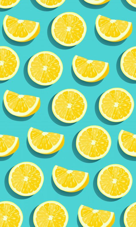 Fruits Vector, Citrus Pattern, Fruit Vector, Fruit Wallpaper, Fruit Slice, Food Wallpaper, Citrus Fruits, Orange Aesthetic, Cute Patterns Wallpaper