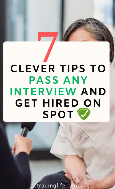 The secret to passive any interview lies in the preparation. If you want to ace your interest and get hired fast, here are 7 important tips to prepare for any interview and get the job. | Job interview | Job interview tips | Pass interview | How to prepare for an interview | Online jobs | Interview secrets | Get hired fast Prepare For Interview, Ace An Interview, Hr Interview Questions, Teaching Interview, Job Interview Prep, Hr Interview, Job Interview Preparation, Interview Dress, Common Interview Questions