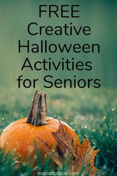 Seniors Activities, Games For Senior Citizens, Fall Festival Activities, Group Activities For Adults, Nursing Home Crafts, Senior Center Activities, Assisted Living Activities, Senior Citizen Activities, Memory Care Activities