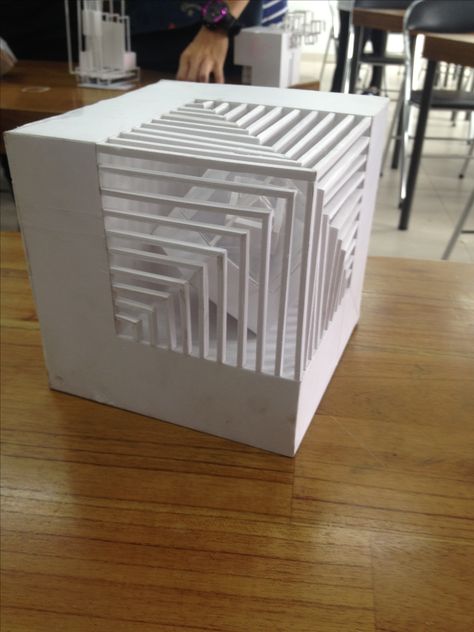 Koram Architecture Cube Model, Cube Model Architecture, Cube Architecture Concept Ideas, Cubes Architecture Design, Paper Architecture Model, Cubes Architecture Concept, Cube Architecture, Cubic Architecture, Cube Model