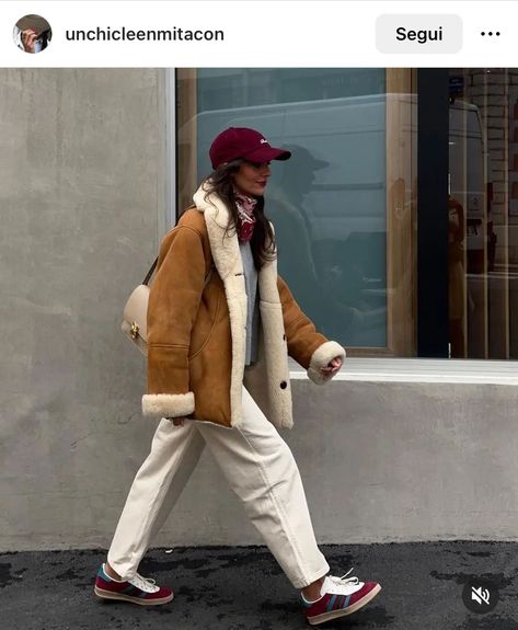 Suede Sherpa Jacket Outfit, Sherpa Leather Jacket Outfit, Down Coat Outfit, Sherpa Coat Outfit, Shearling Coat Outfit, Shearling Jacket Outfit, Sherpa Jacket Outfit, Winter Jacket Outfits, Burgundy Outfit