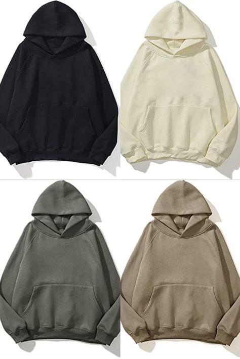 Hoodies Aesthetic Men, Sweatshirts Outfit, Sweat Outfit, Hoodies Outfit, Mochila Jansport, Beige Hoodie, Big Hoodies, Hoodies Aesthetic, Long Sleeve Sweaters