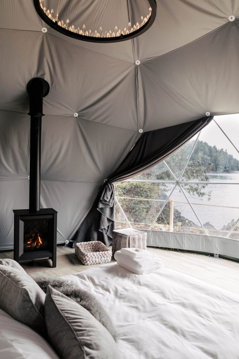 Wildpod Tofino | MONTECRISTO Geodesic Dome Homes, Bubble House, Glamping Resorts, Dome Home, Luxury Glamping, Glamping Site, Dome House, Monteverde, Dome Tent