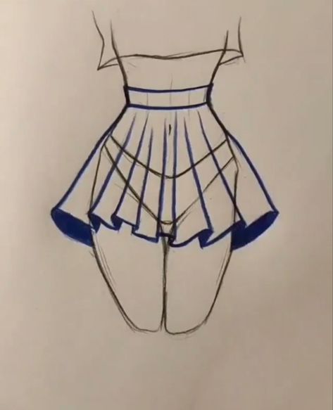 Skirt Drawing Reference, Skirt Sketch, Sketches Book, Skirt Drawing, Formal Skirts, Styling Skirts, Drawing Anime Bodies, Fashion Drawing Sketches, Drawing Anime Clothes