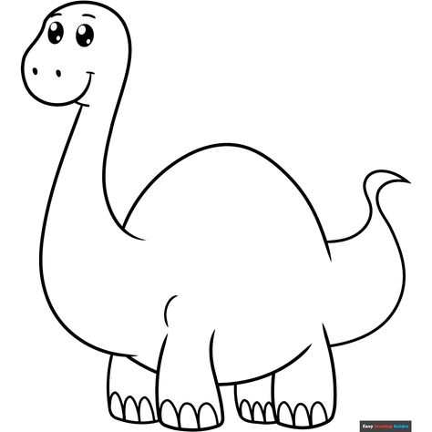 Free Easy Dinosaur for Kids Coloring Page for Kids Free Printable Dinosaur Pictures, Dinosaur Outline Printable, Dino Coloring Pages Free Printable, Easy To Draw Dinosaur, Dinosaur Art For Toddlers, T Rex Template, Dinosaur Coloring Pages Free Printable, Dino Coloring Pages, Printable Dinosaur Coloring Pages