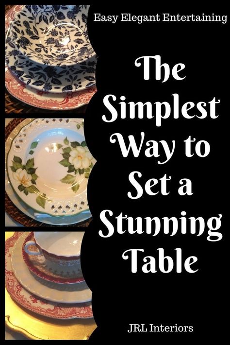 Small Round Table Setting, Dinner Table Setting Ideas Simple, Modern Place Setting Home, Place Settings With Chargers, Formal Dinner Party Table Decor, Mixed China Table Setting, Setting A Table For Dinner, White Plates Table Setting, How To Set A Table For Tea