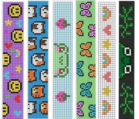 Embroidery Things, Bead Looming, Easy Perler Beads Ideas, Bead Loom Designs, Hamma Beads, Diy Perler Bead Crafts, Diy Friendship Bracelets Patterns, Diy Perler Beads, Cross Stitch Bookmarks