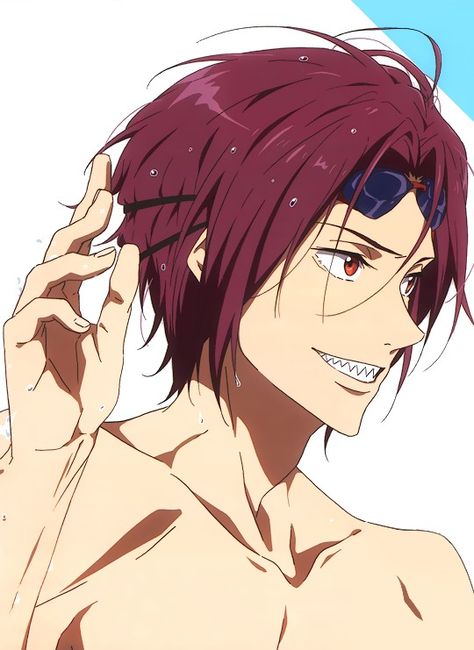 Rin Matsuoka #Free Rin Matsuoka, An Anime, Anime Character, Red Hair, Tumblr, Red, Hair, Anime