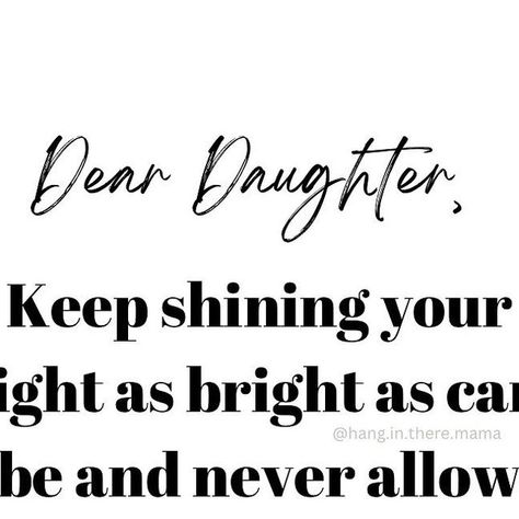 Hang in there, Mama by Ali Flynn| Motherhood| Teens on Instagram: "Dear daughter, love mom ❤️xo #motherdaughter #raisingdaughters #parentingdaughters #raisinggirls #momblogger" Quotes To My Daughter From Mom, Quotes To Daughter From Mother, Quotes About Daughters From Mom, Dear Daughter Quotes, Daughter Quotes From Mom Proud, Strong Daughter Quotes From Mom, Proud Of You Quotes Daughter, Mom To Daughter Quotes, Daughter Quotes From Mom