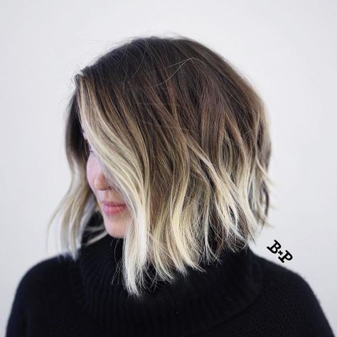 30 Short Ombre Hair Options for Your Cropped Locks in 2019 Blonde Ombre Short Hair, Brown To Blonde Ombre, Short Ombre, Short Ombre Hair, Blonde Tips, Brown Ombre Hair, Woman Hairstyles, Wavy Bob Hairstyles, Short Hair Balayage