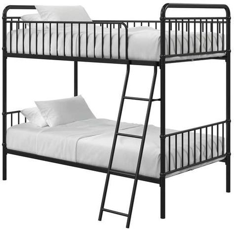 Metal Bunk Bed, Twin Over Twin Bunk Bed, Space Saving Beds, Twin Bunk Bed, Low Loft Beds, Bed Twin, Bunk Bed Designs, Metal Bunk Beds, Full Bunk Beds