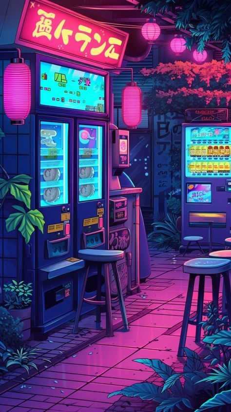 Cyberpunk Lockscreen Aesthetic, Lofi Wallpaper Iphone, Neon Anime Wallpaper, Cyberpunk Nature, Cyberpunk Wallpaper Iphone, Neon Aesthetic Art, Cyberpunk Aesthetic Wallpaper, Japan Futuristic, Neon Aesthetic Wallpaper